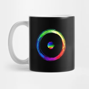 Symbols of planets luminescent paint Mug